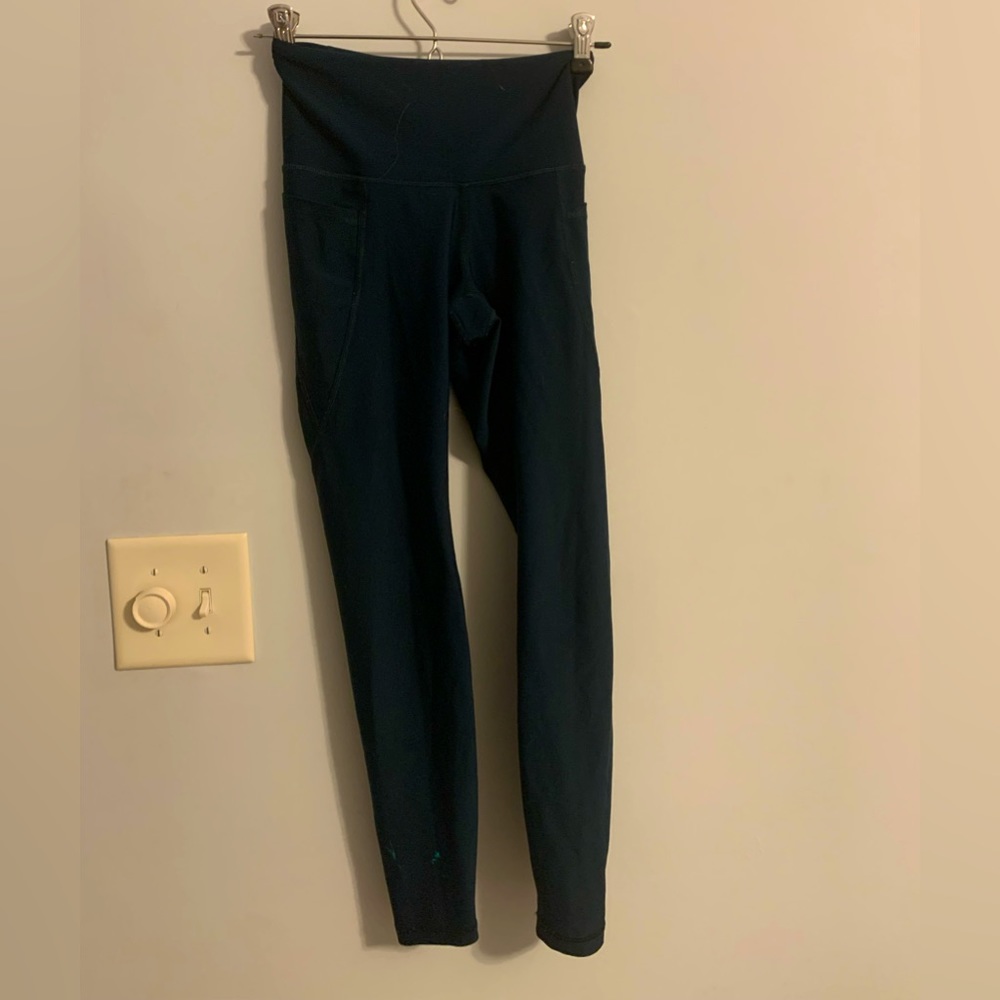 Dark Teal Workout Leggings